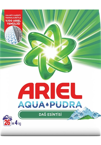 Ariel Çamaşır Deterjanı 4 Kg Dağ Esintisi Beyazlar Diğer