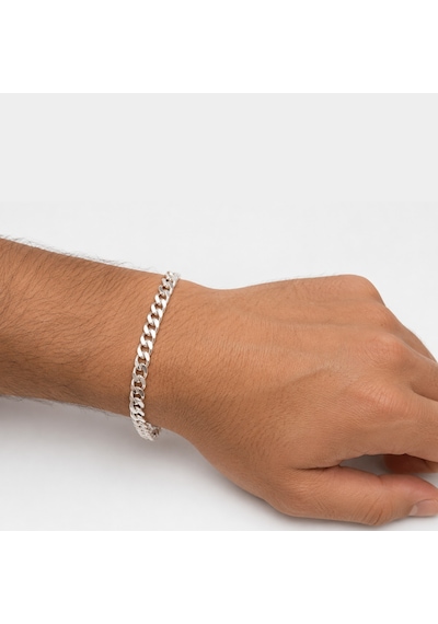 Servi 925 Ayar Gümüş 5 Mm 19 Cm İtalyan Zincir Bileklik-354