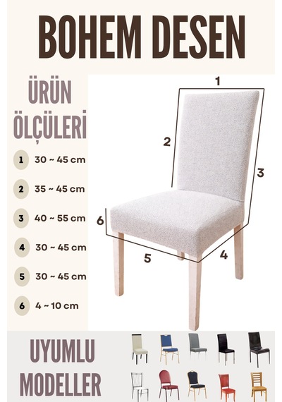 Jakarlı Kumaş Yeni Bohem Desenli Sandalye Örtüsü,lastikli,esnek ,kaliteli Sandalye Kılıfı 1 Adet Bohem-vizon - 241175068 Bohem-vizon Jakarlı Kumaş Yeni Bohem Desenli Sandalye Örtüsü,lastikli,esnek ,kaliteli Sandalye Kılıfı 1 Adet Bohem-vizon - 241175068 Bohem-vizon