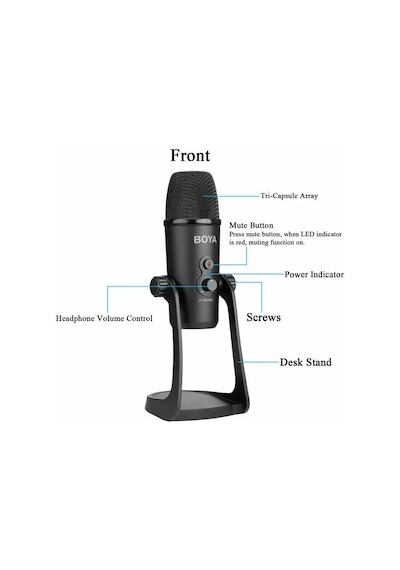 Boya By Pm700 Usb Canlı Yayın Mikrofonu