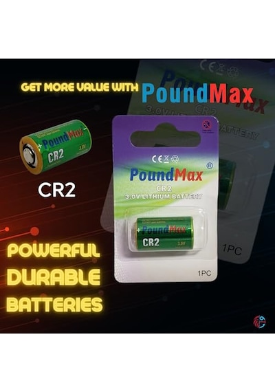 Ayrex Lityum Cr-2 Cr17355, Cr-2m, Dlcr2, Kcr2, 6206 Özel Pil, 3v 1x 1-paket
