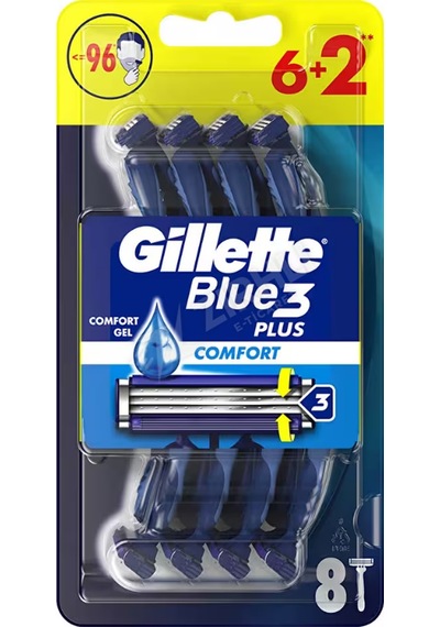 5 Adet Gillette Blue3 Comfort Kullan At Tıraş Bıçağı 8'li