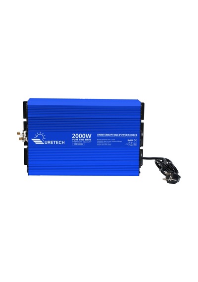 Uretech 2000 Watt 12 Volt Tam Sinüs Akü Şarjlı Ups Inverter
