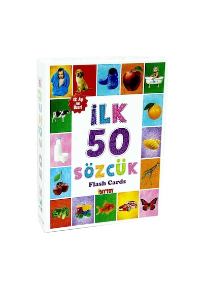 Mey İthalat İlk 50 Sözcük Eğitici Flash Kart Oyunu