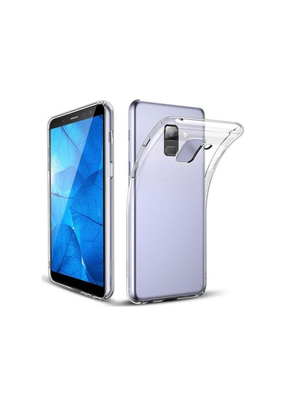 Nettech Samsung Galaxy A600 A6 2018 Uyumlu Tıpalı Şeffaf Seri Arka Koruma Kılıf - Şeffaf Şeffaf
