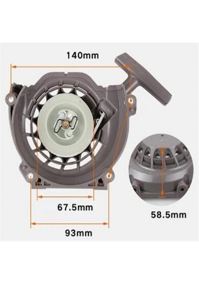 Kaan Cp 150 Mini Çapa Starter Kapak Komple