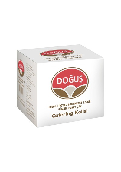 Doğuş Royal Breakfast Bardak Poşet Çay 1000 Adet 1.5g - Yumuşak Lezzet 2'li Ekonomik Paket - 2 Tarı