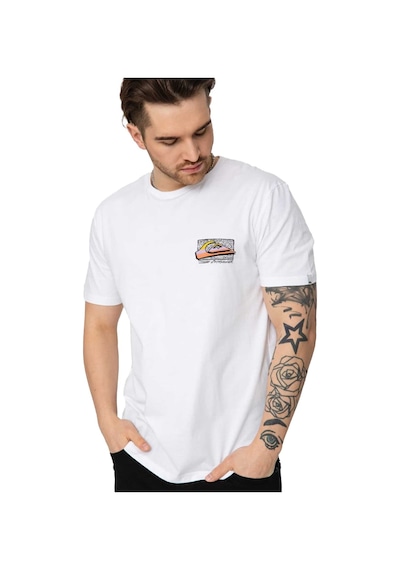 Quiksilver Retrofade Erkek Tişört EQYZT07231-WBB0 Beyaz