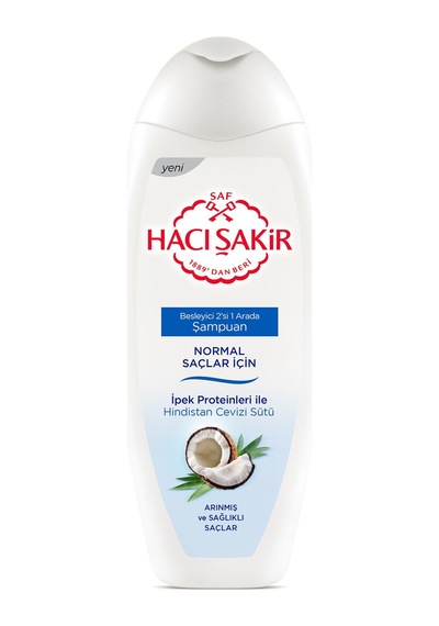Hacı Şakir Şampuan 500 Ml 3 Lü Karma Set / Limon - Hindistan Cevizi - Badem Tüm Saçlar