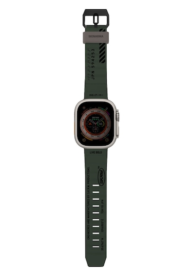 Watch 7 Akıllı Saat Kordonu 45mm Kordon Skinarma Shokku Strap Kayış Koyu Haki