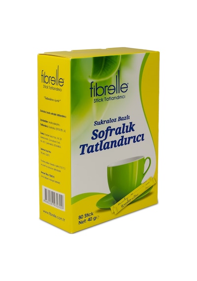 Fibrelle Ultra Plus Tatlandırıcı 05 G 80 Adet Kutu