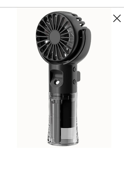 Peka Mini Şarjlı El Fanı 3 Kademeli Su Buharlı Mini Fan