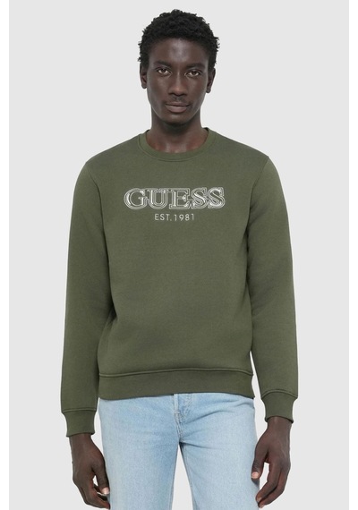 Guess Erkek Sweatshirt Haki