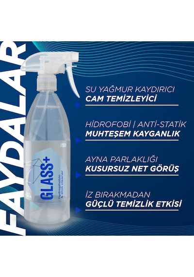 Gyeon Q²m Glass+ Plus Araç Cam Yağmur Kaydırıcı Su İtici Ve Temiz