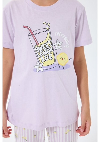 Rolypoly Kız Çocuk Mor Pijama Takım Mor