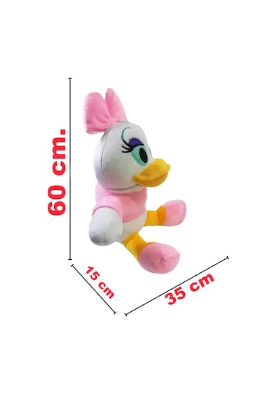İthal Soft Kumaş Xl Boy Donald Duck & Daisy Duck Peluş Oyuncak Uyku & Oyun Arkadaşı Çeşitleri 60 Cm. Pembe