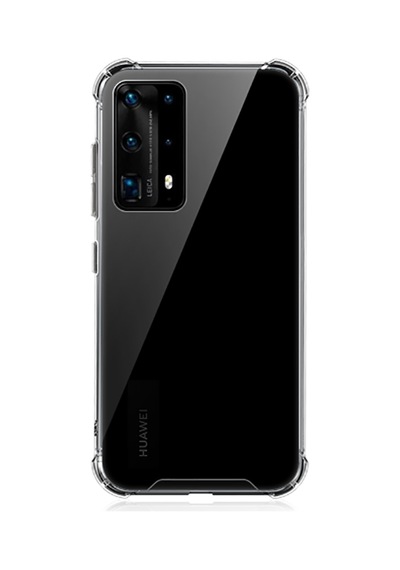 Huawei P40 Pro Kılıf Zore Nitro Anti Shock Silikon Renksiz