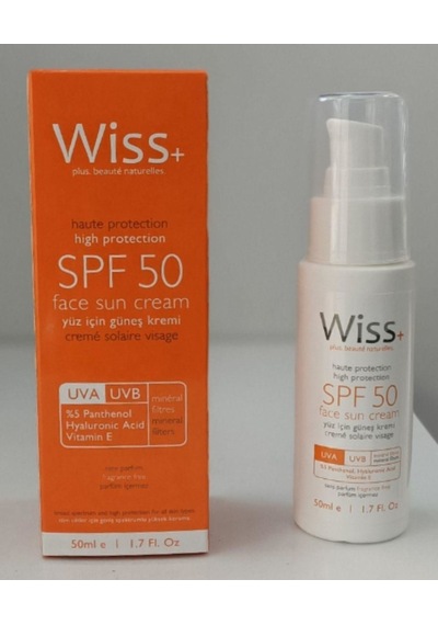 Wiss+ Plus Yüz için Güneş Kremi Spf 50 50 ML
