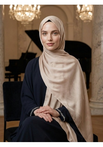 Camellia Scarfs Abiye Saten Janjan Şal Taş Işıltılı Ve Zarif