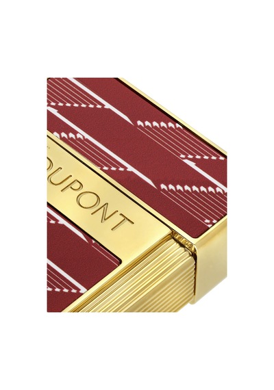 S.t. Dupont Biggy Monogram 1872 Bordo Lake Çakmak 25078 Altın