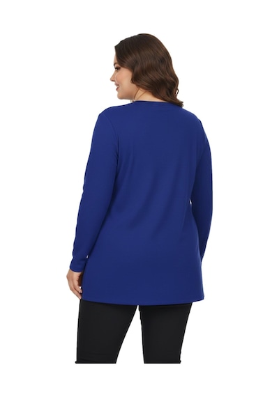 Nazal Kadın Önü Nakışlı Bluz Bgl-st05090 İndigo