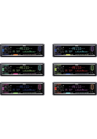Reiss Audio Rs Mx88dsp App Control/usb/dsp/bt/multicolor/fm/aux/4x51w 4 Amfi Çıkışlı Oto Teyp