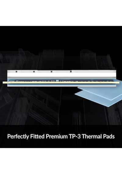 M2 Pro Soğutucu M.2 2280 Ssd İçin, Tp-3 Fanlı, Pc Ve Ps5 İle Uyumlu, Tek Ve Çift Taraflı Ssd'le Standart