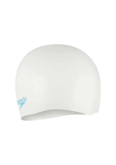 Speedo Speedo Plain Moud Silc Cap Ju White/ Unisex Çocuk Beyaz Yüzücü Bonesi 14683 Beyaz