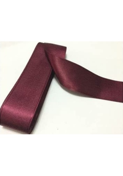 Benim Marifetlerim - Bordo Saten Kurdele 2 Cm 10 Metre 1