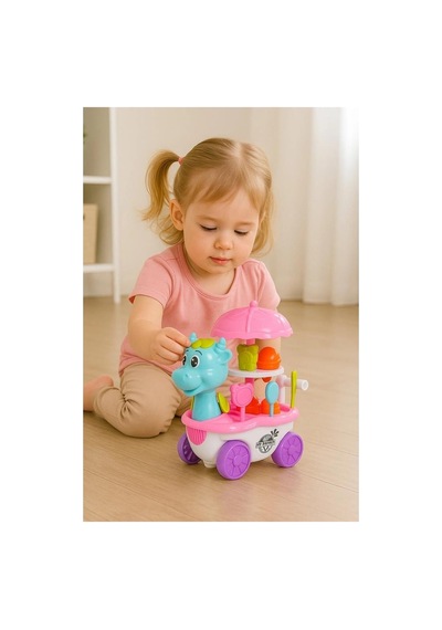 Tıfıl Toys Sesli Işıklı Benim Dondurma Arabam Evcilik Oyuncağı
