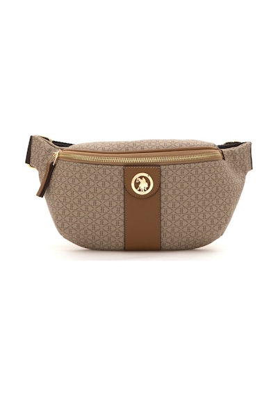 U.S. Polo Assn. Kadın Koyu Bej Bel Çantası 50293693-VR088