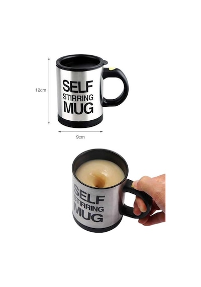 Karıştırıcı Özellikli Mikser Kupa Bardak Kompakt Taşınabilir Mug - Lisinya Çok Renkli
