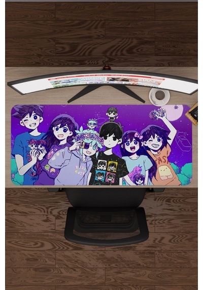Omori Kaymaz Dikişli Kauçuk Oyuncu Mousepad V3 - 90x40 Xxl Gaming Mouse Pad Fare Altlığı