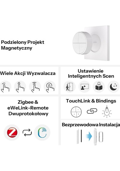 Snzb-01m Zigbee 4 Tuşlu Kablosuz Akıllı Buton Snzb-01m Diğer