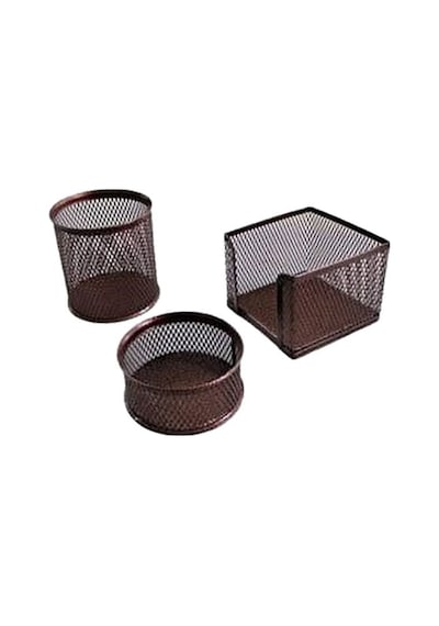 Drt 414 3 Lü Dövme Bakır Masaüstü Kalemlik Set Diğer