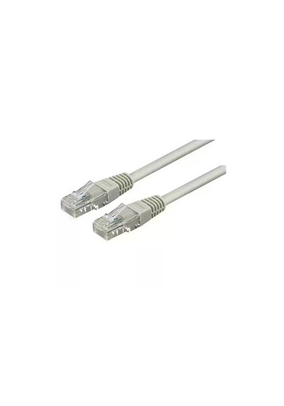 Ods 1metre Cat6 Utp Lszh Saf Bakır Gri Patch Kablo 10'lu Paket