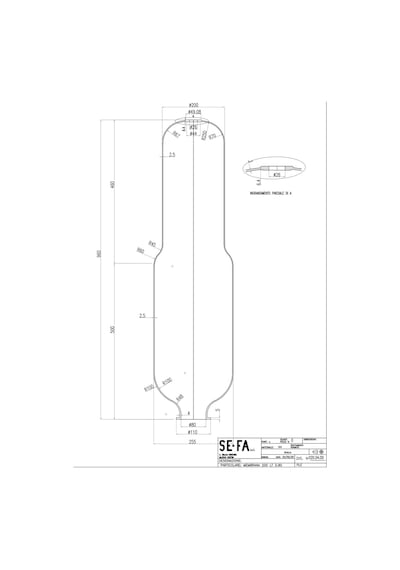Sefa Membran 200/300 Litre - Epdm Dar Boğaz D80