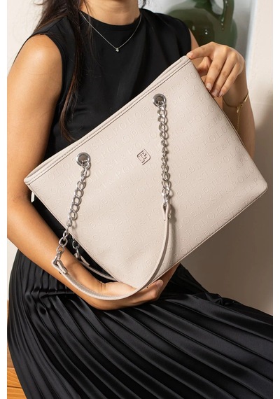 Just Polo Zincir Detaylı Yeni Sezon Kadın Omuz Çantası 234035mh Taş