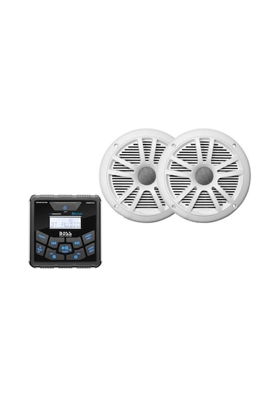 Boss Audio Systems Mckgb450W.6 Usb Aux Girişli Bluetoothlu Hoparlörlü Marin Teyp Seti