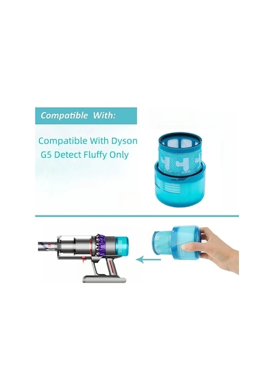 Dyson Gen5 Detect Uyumlu Hepa Filtre 1 Adet