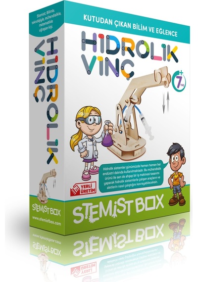 Stemist Box Hidrolik Vinç - Stem Eğitim Kiti