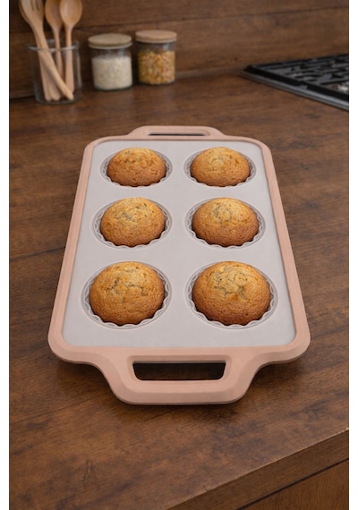 Arow Taffy Silikon Muffin Kabı Pembe