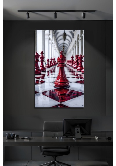 Kırmızı Satranç Temalı Modern Cam Tablo Modern Tasarım Şık Duvar Aksesuarı Doğa Ve Manzara Temalı Dekoratif Duvar Tablosu, Salon, Yatak Odası Ve Ofis Dekoru, Kırmızı Satranç Temalı Modern Cam Tablo Modern Tasarım Şık Duvar Aksesuarı Doğa Ve Manzara Temalı Dekoratif Duvar Tablosu, Salon, Yatak Odası Ve Ofis Dekoru,