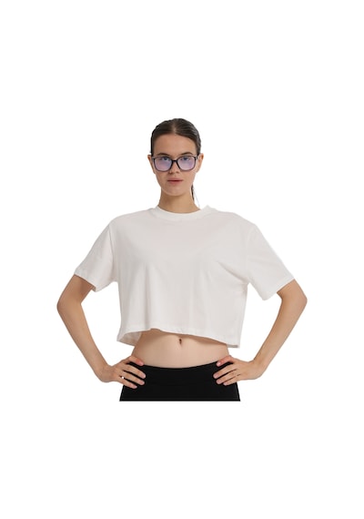 Sportive Sedona Cropped Kadın Beyaz Günlük Stil T-shirt 25kk1034-kbyz 1776524 Beyaz