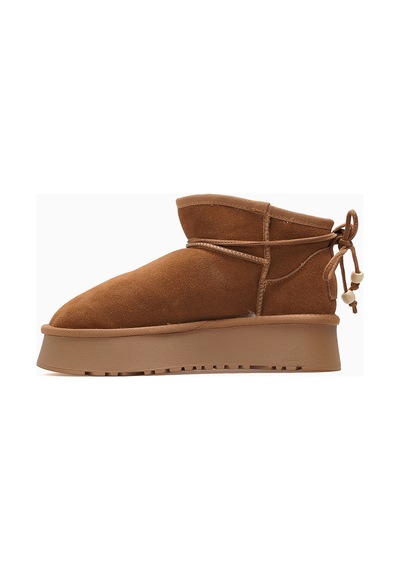 Guja Kadın Dolgu Topuklu İçi Tüylü Bot 26k 26k430-5 Camel