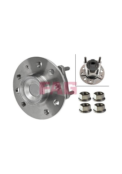 Fag Arka Teker Poryası Rulmanlı Astra H-zafıra B 1.3cdtı-1.4-1.6-1.7cdtı-1.9cdtı 04 5 Bijon 713644330 1604316 93178626