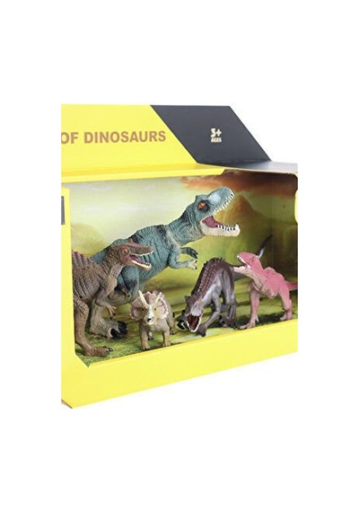 5 Dinozor Figürlü Dinozorların Dünyası Oyun Seti: Jurassic Macera Evinizde Dinozor