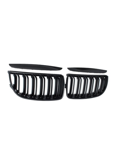 Bmw E90 2005-2008 Çift Tırnak Ön Panjur Izgara Böbrek Seti Parlak