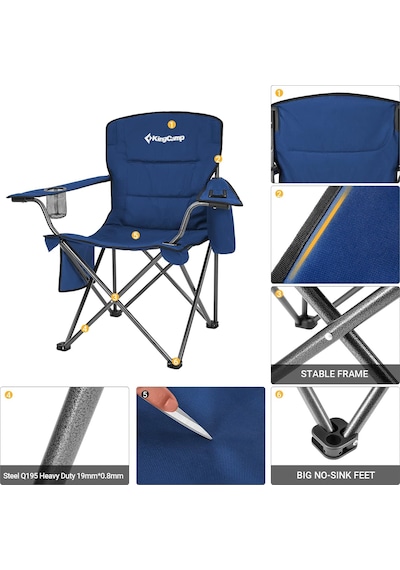 Kingcamp Comfort Arm Chair Çok Renkli