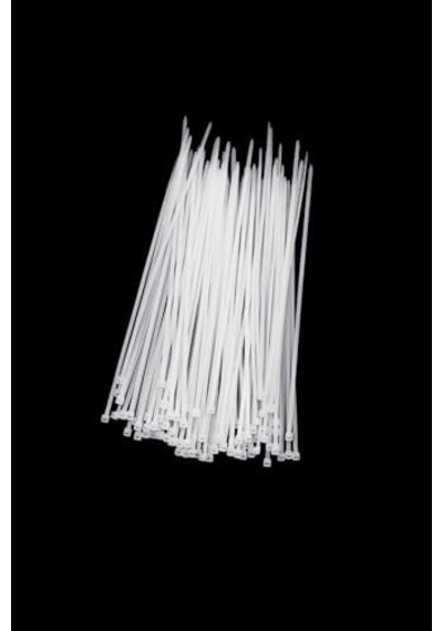 2,5x100 Beyaz Kablo Bağı & Plastik Kelepçe & Cırt Kelepçe 100 Adet Paket